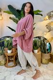 Made in Italy Santos Artist Smock Indian Pink /15 =